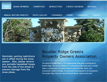 Tablet Screenshot of boulderridgegreens.com